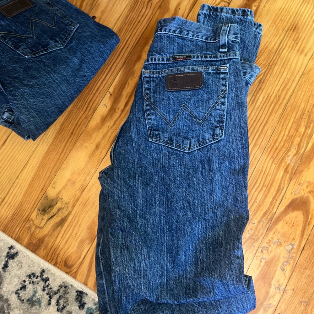 Men's Wrangler PBR  Blue Jeans